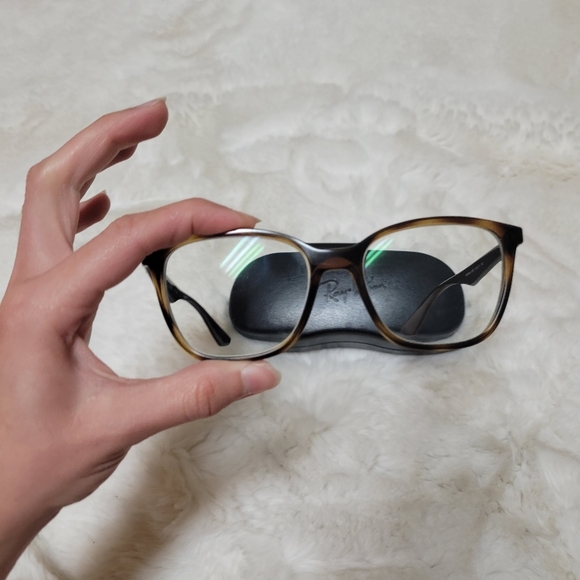 Ray Ban Eyeglasses Frames RB7066 OPTICS Polished Havana Tortoiseshell  Brown - Picture 10 of 11